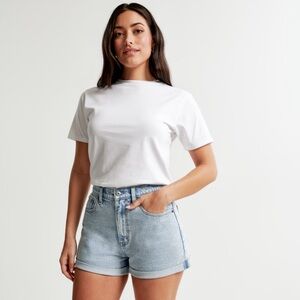 Abercrombie Curve Love High Rise Mom Short